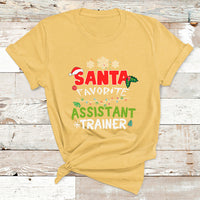 Santa Favorite Assistant Tranier T Shirt - Wonder Print Shop