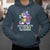 Let's Have Fun With The Numbers Happy Math Day Number Day Cute Unicorn Custome School Kids Hoodie - Wonder Print Shop