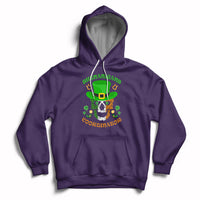 Shenanigans Coordinator St Patrick's Day Teacher Skull Hoodie - Wonder Print Shop