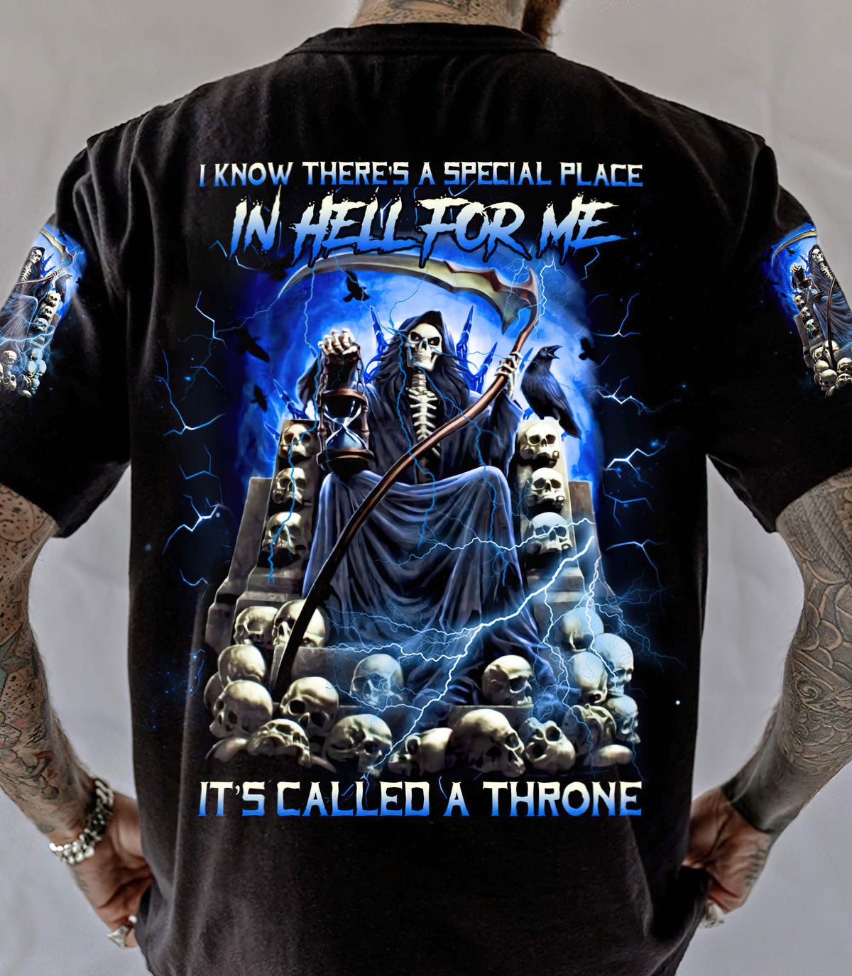 There's A Special Place In Hell For Me Skull T Shirt - Wonder Print Shop