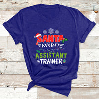 Santa Favorite Assistant Tranier T Shirt - Wonder Print Shop