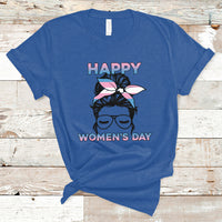 Happy Women's Day Embrace Equity Trans Women Are Women T-Shirt - Wonder Print Shop