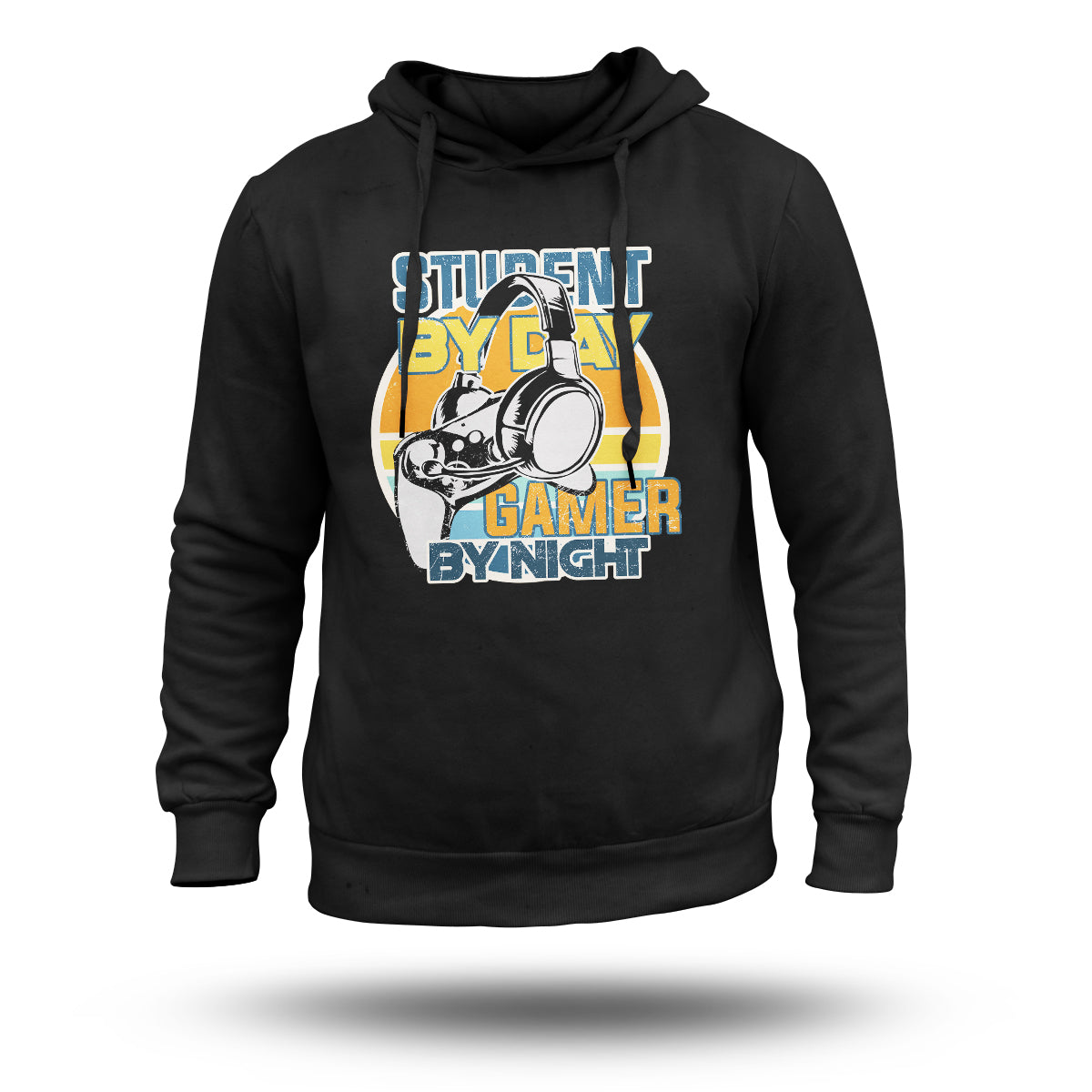 Student By Day Gamer By Night Meme for Gamers, Gamer Hoodie - Wonder Print Shop