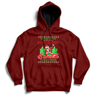 Be Nice To The Auctioneer Santa Is Watching Hoodie - Wonder Print Shop