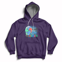 Light Up Blue Autism Awareness Autistic Include Support Hoodie - Wonder Print Shop