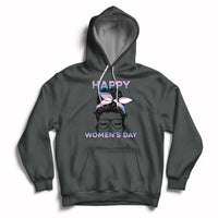 Happy Women's Day Embrace Equity Trans Women Are Women Hoodie - Wonder Print Shop