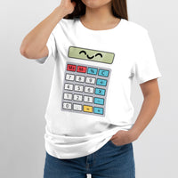 Number Day Math Day Calculator Costume I Am A Calculator Let's Have Fun With The Numbers T Shirt - Wonder Print Shop