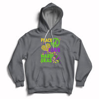 Peace Love Mardi Gras Parade Mardi Gras Costume Carnival Hoodie - Wonder Print Shop