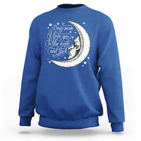 Dear Mom I Love You To The Moon Funny Mother's Day From Daughter First Motherhood Sweatshirt - Wonder Print Shop
