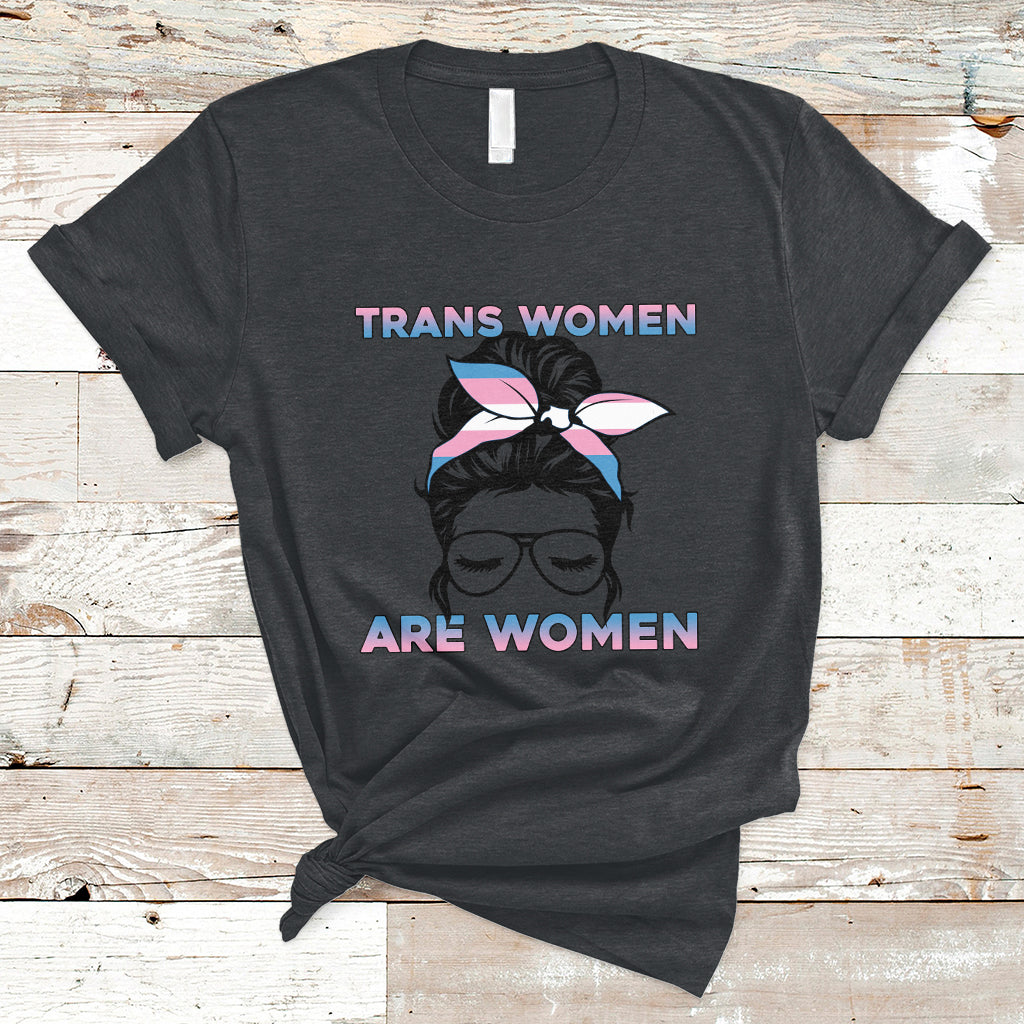 Happy Women's Day Embrace Equity Trans Women Are Women T-Shirt - Wonder Print Shop