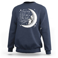 Dear Mom I Love You To The Moon Funny Mother's Day From Daughter First Motherhood Sweatshirt - Wonder Print Shop