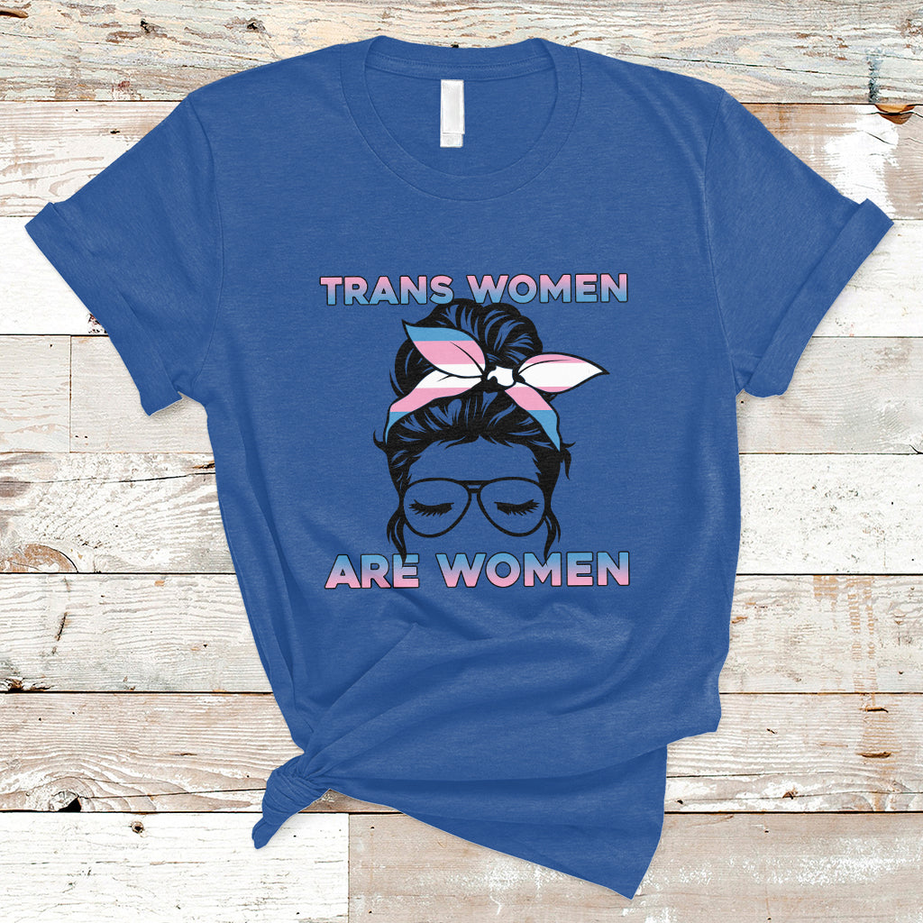 Happy Women's Day Embrace Equity Trans Women Are Women T-Shirt - Wonder Print Shop