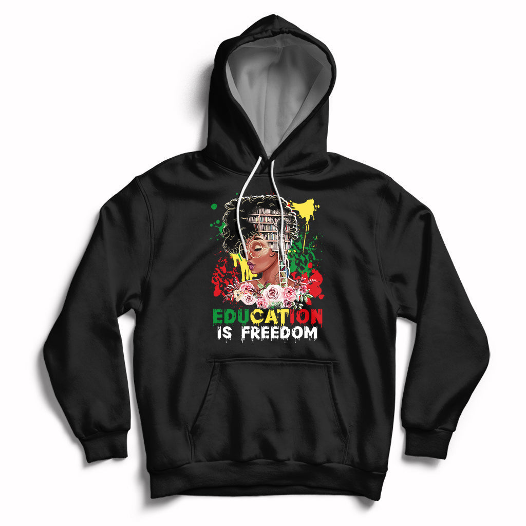 Educate Teach Black History Educated African American Pride Hoodie - Wonder Print Shop