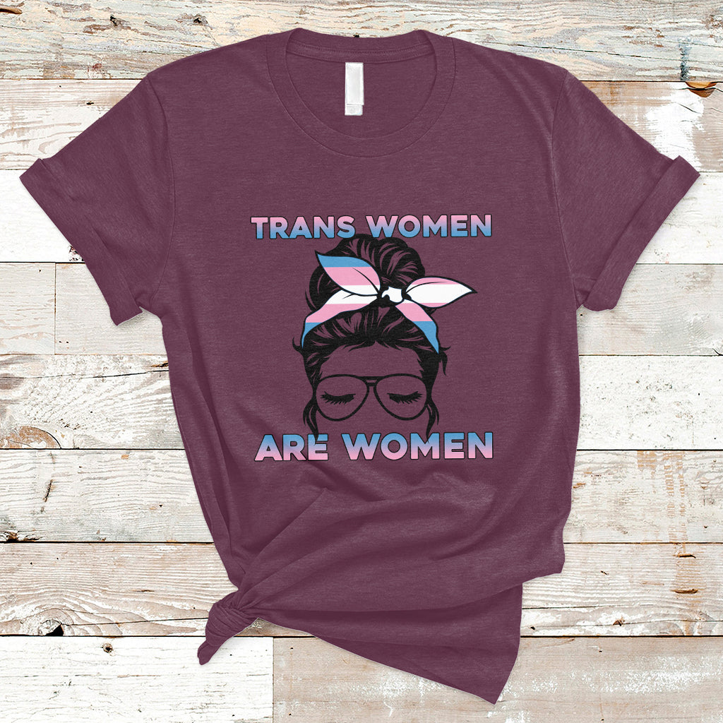 Happy Women's Day Embrace Equity Trans Women Are Women T-Shirt - Wonder Print Shop