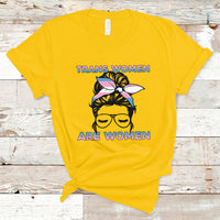 Happy Women's Day Embrace Equity Trans Women Are Women T-Shirt - Wonder Print Shop