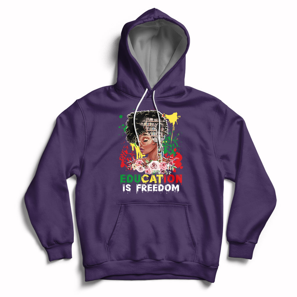 Educate Teach Black History Educated African American Pride Hoodie - Wonder Print Shop