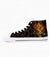 Reaper Skull Fire High Top Canvas Shoes High Top Shoes