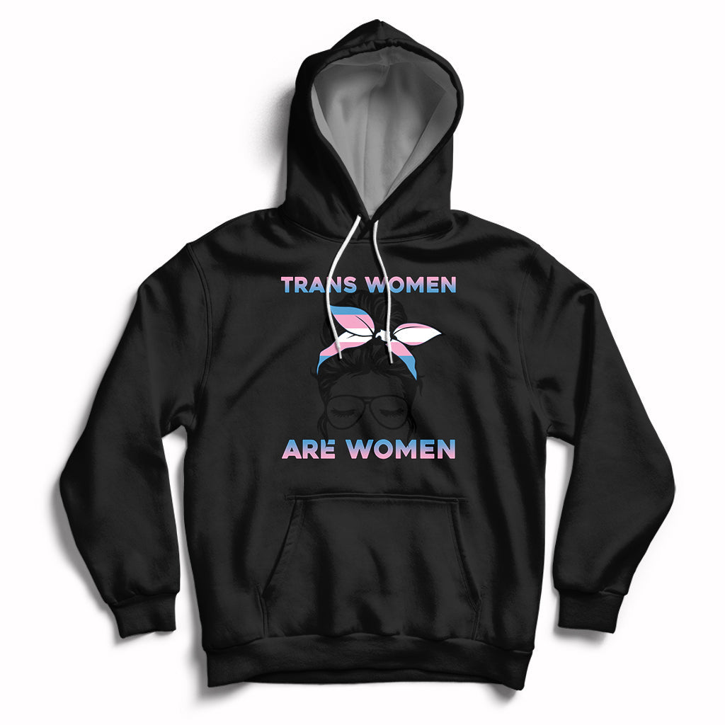 Happy Women's Day Embrace Equity Trans Women Are Women Hoodie - Wonder Print Shop