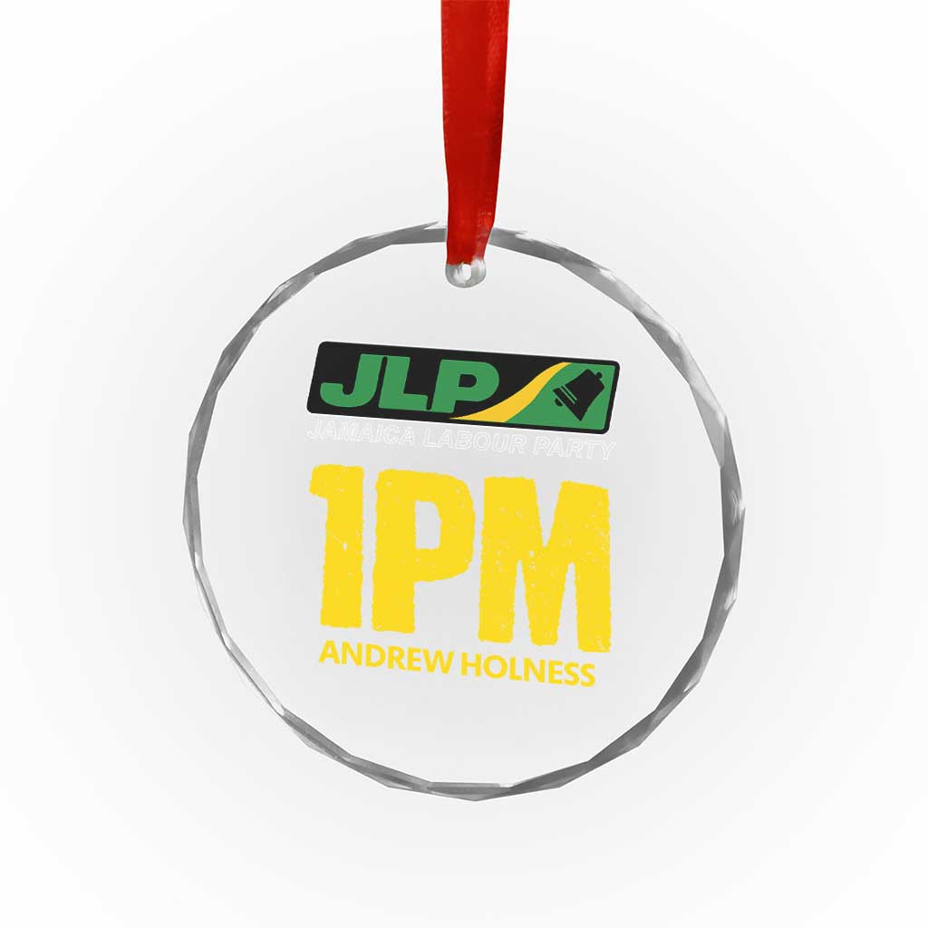 1PM Andrew Holness Crystal Glass Ornament Support JLP Jamaica Labour Party - Wonder Print Shop