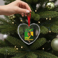 1PM Andrew Holness JPL Supporter Heart Crystal Glass Ornament Jamaica Labor Party Jamaican Political Pride - Wonder Print Shop