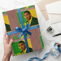 1PM Andrew Holness JPL Supporter Wrapping Paper Roll Jamaica Labor Party Jamaican Political Pride - Wonder Print Shop