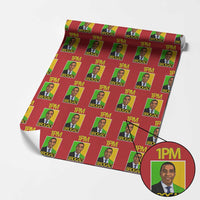 1PM BROGAD JLP Supporter Andrew Holness Wrapping Paper Roll Jamaica Labor Party Politics - Wonder Print Shop
