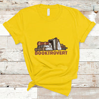Booktrovert Definition Books Funny Book Lover Meaning Reader Reading T Shirt - Wonder Print Shop