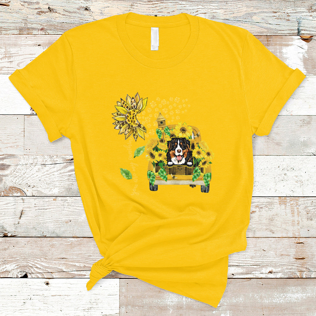 Cute Dog You Are My Sunshine Sunflower Dog Lover Pet Day T-Shirt - Wonder Print Shop