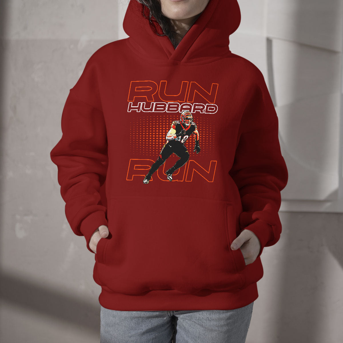 Run Hubbard Run Funny Joe Saying Hubbard Fan Hoodie - Wonder Print Shop