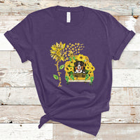 Cute Dog You Are My Sunshine Sunflower Dog Lover Pet Day T-Shirt - Wonder Print Shop