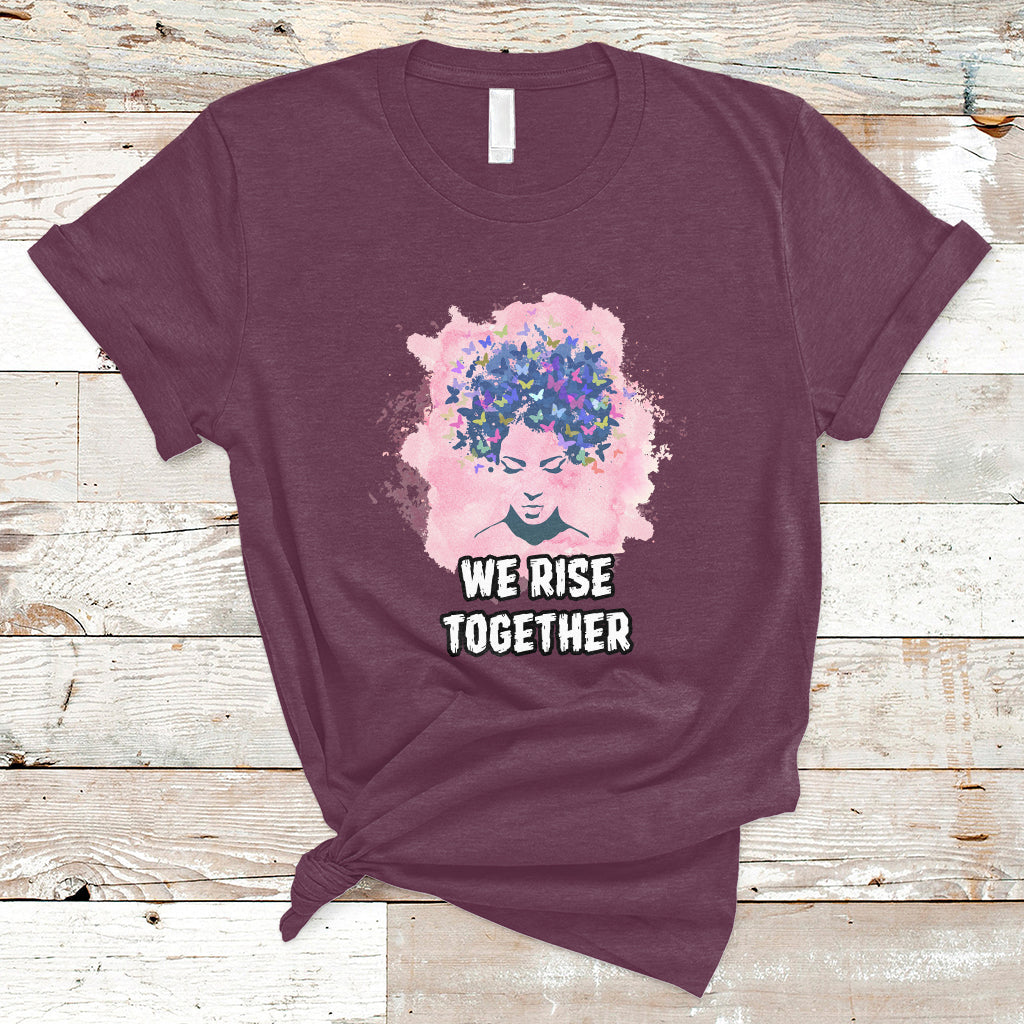 Happy International Womens Day 8 March 2023 We Rise Together T-Shirt - Wonder Print Shop