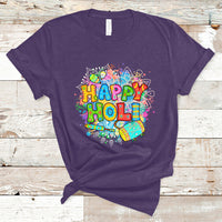 Happy Holi India Festival Of Colors For Women Men Kids India Hindu Gift T Shirt - Wonder Print Shop