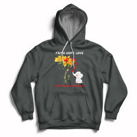 Faith Hope Love Heart Disease Awareness CHD Month Support Hoodie - Wonder Print Shop