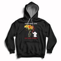 Faith Hope Love Heart Disease Awareness CHD Month Support Hoodie - Wonder Print Shop
