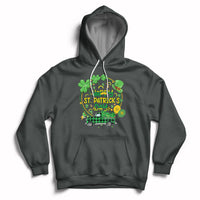 Happy St.Patrick's Day Patty's Day Shamrocks Lucky Charm Hoodie - Wonder Print Shop