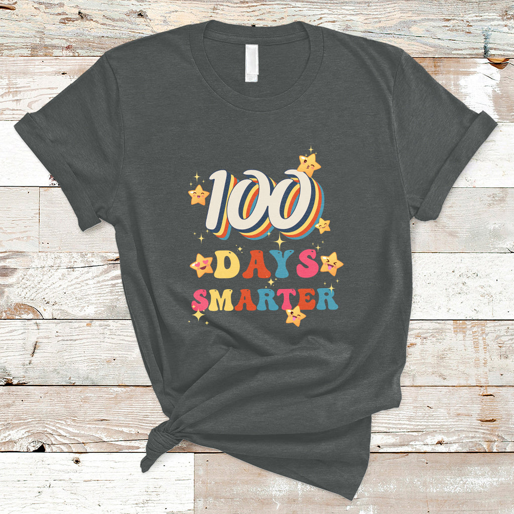 Retro 100 Days Of School Y'all 100 Days Smarter Students T Shirt - Wonder Print Shop