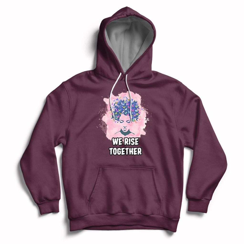 Happy International Womens Day 8 March 2023 We Rise Together Hoodie - Wonder Print Shop