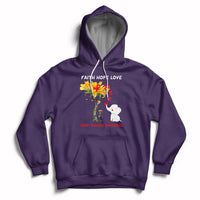 Faith Hope Love Heart Disease Awareness CHD Month Support Hoodie - Wonder Print Shop
