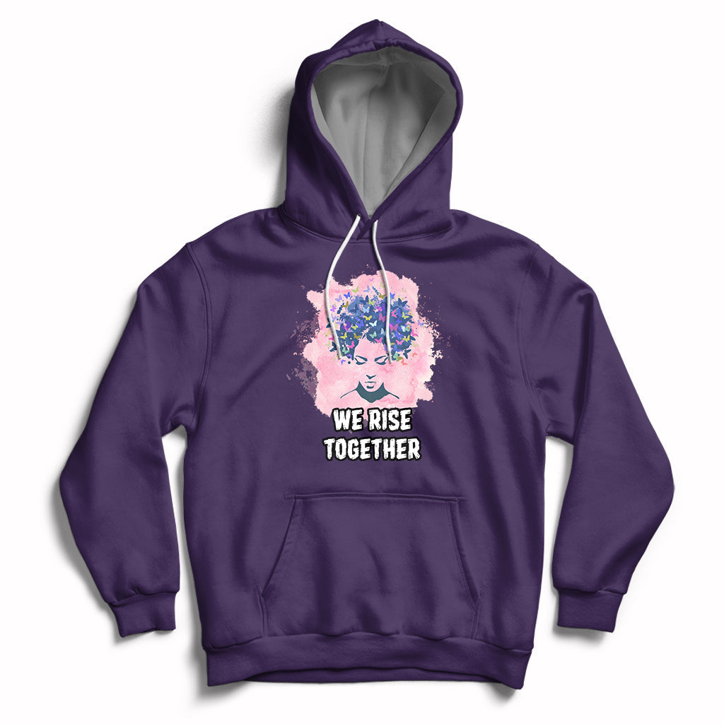 Happy International Womens Day 8 March 2023 We Rise Together Hoodie - Wonder Print Shop