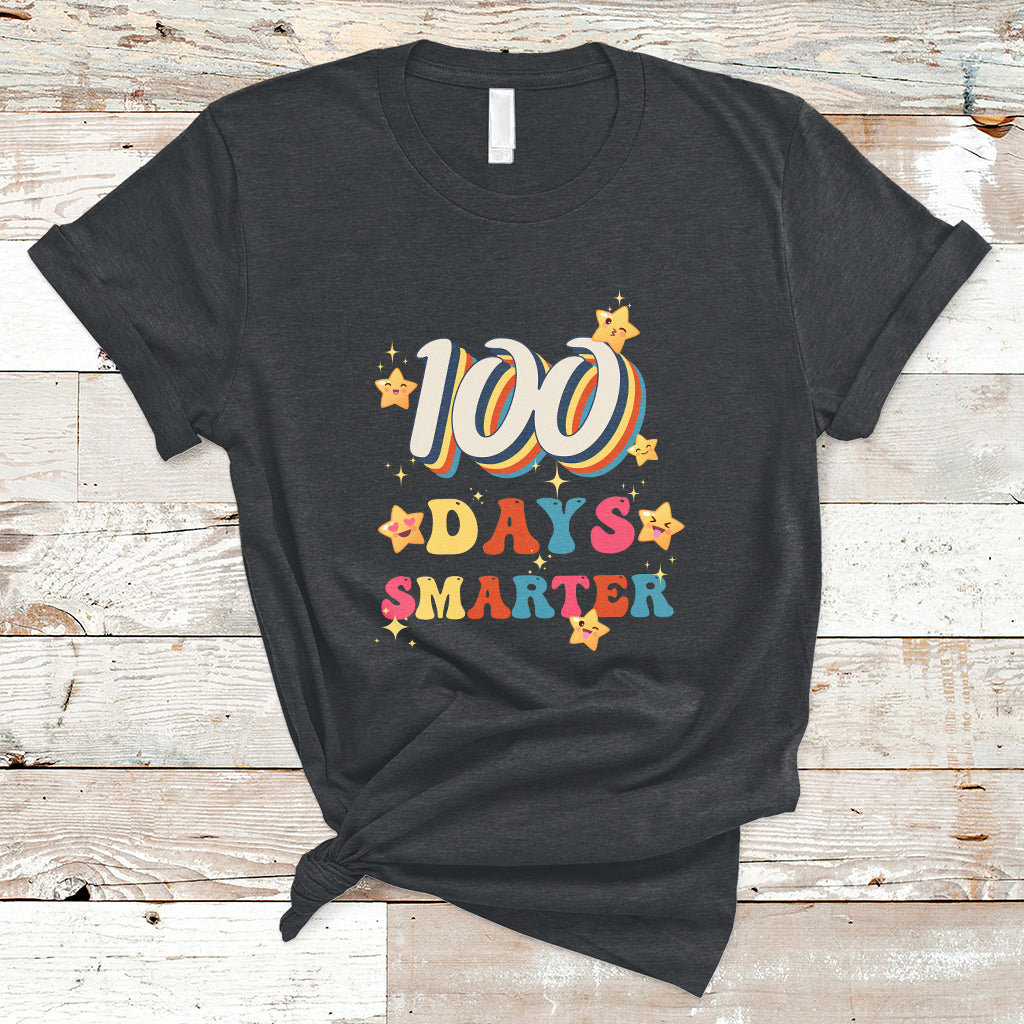 Retro 100 Days Of School Y'all 100 Days Smarter Students T Shirt - Wonder Print Shop