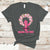 Grl Pwr Break The Bia Floral Raised Fist Feminist Womens Day T-Shirt - Wonder Print Shop