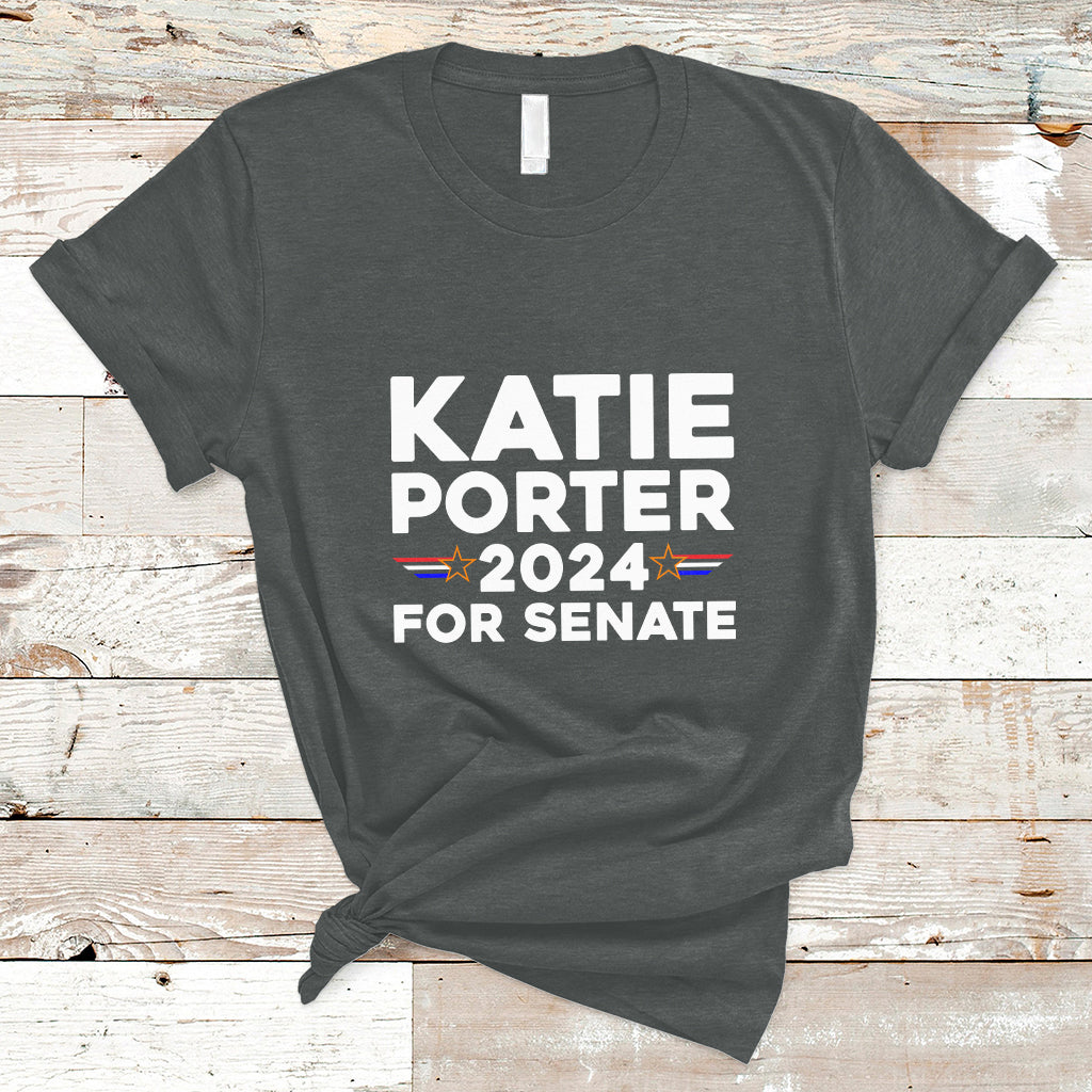 Katie Porter 2024 For US Senate California Democrat Senator T-Shirt - Wonder Print Shop