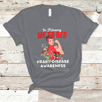 In February We Go Red American Heart Disease Awareness T-Shirt - Wonder Print Shop