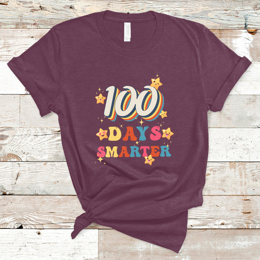 Retro 100 Days Of School Y'all 100 Days Smarter Students T Shirt - Wonder Print Shop