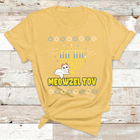 Meowzel Tov Black Cat Funny Hanukkah Chanukah Men Women Kids T Shirt - Wonder Print Shop