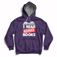 I Read Banned Books Readers Reading I'm With The Banned Hoodie - Wonder Print Shop