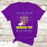 Meowzel Tov Black Cat Funny Hanukkah Chanukah Men Women Kids T Shirt - Wonder Print Shop