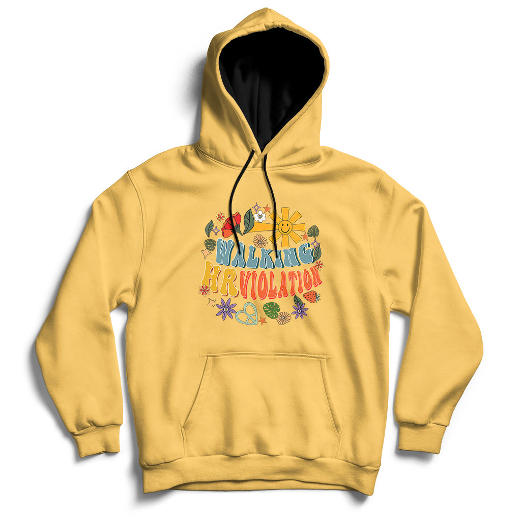 Walking Hr Violation Hr Human Resources Nightmare Hoodie - Wonder Print Shop