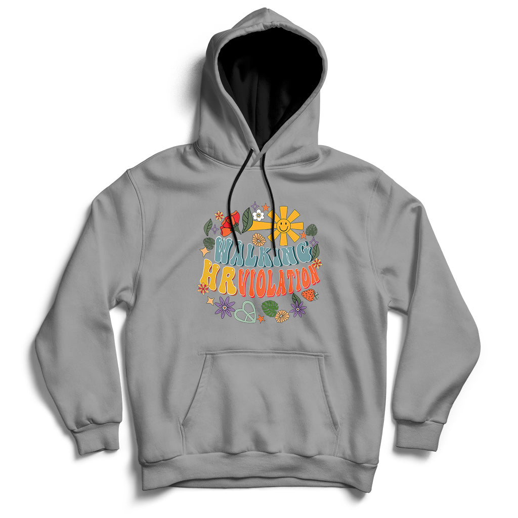 Walking Hr Violation Hr Human Resources Nightmare Hoodie - Wonder Print Shop