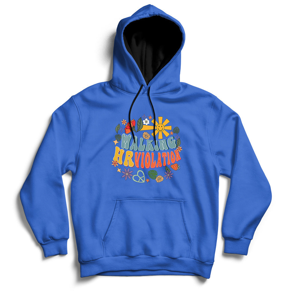 Walking Hr Violation Hr Human Resources Nightmare Hoodie - Wonder Print Shop
